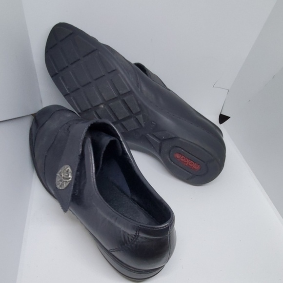 Rieker Antistress Loafers Black Leather shoe 41 - Picture 5 of 5